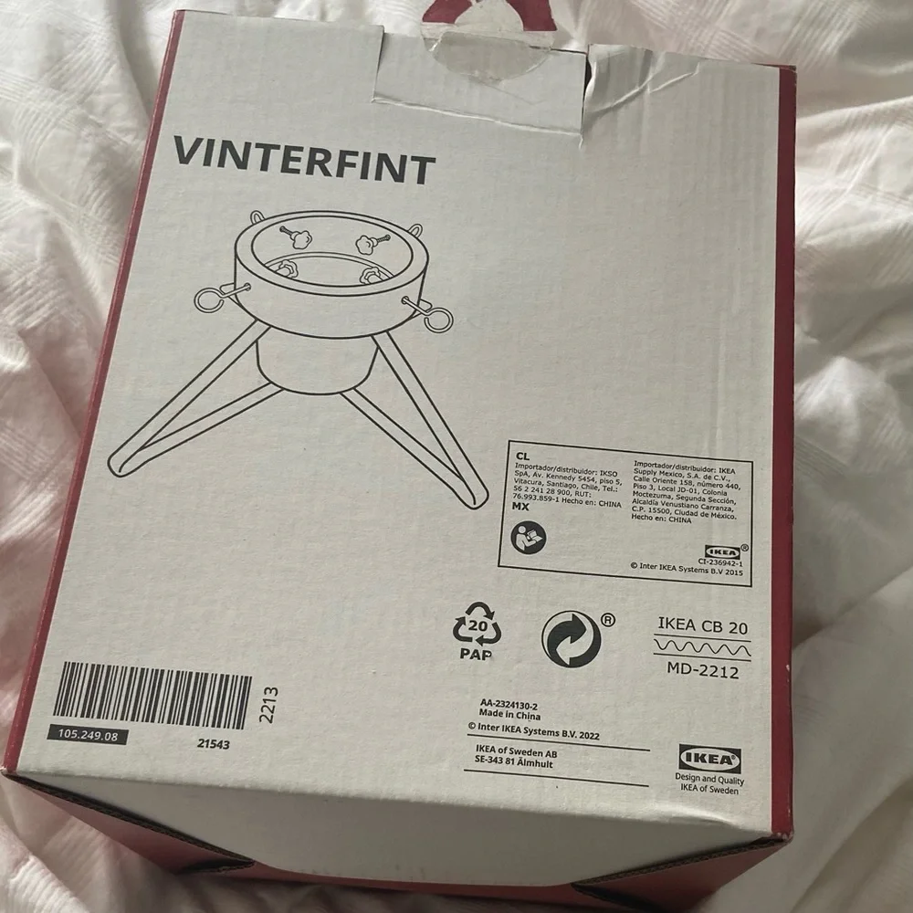 Ikea Tree Stand “Vinterfint” Christmas Tree Stand